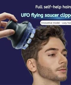 Hot New Wireless Round Hair Clipper – LED Trimmer with Adjustable 3–12mm Length for Men, Kids & Home Use