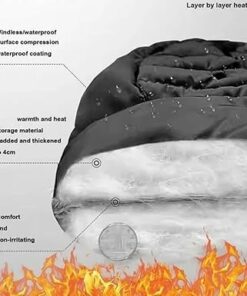 Alternative view of Polar Fleece Winter Balaclava – Thick Warm Hood Hat with Face Mask for Men & Women