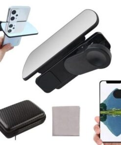 Alternative view of Adjustable Smartphone Camera Reflection Mirror Clip – Portable Phone Camera Mirror Attachment for Travel, Vlog, Selfie & Creative Reflection Photography