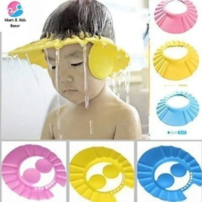 Adjustable Kids Shower Cap – Soft EVA Baby Bath Hat for Hair & Shower Protection - Image 3