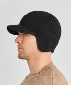 Alternative view of Elastic Warm Ear Protection Knitted Hat